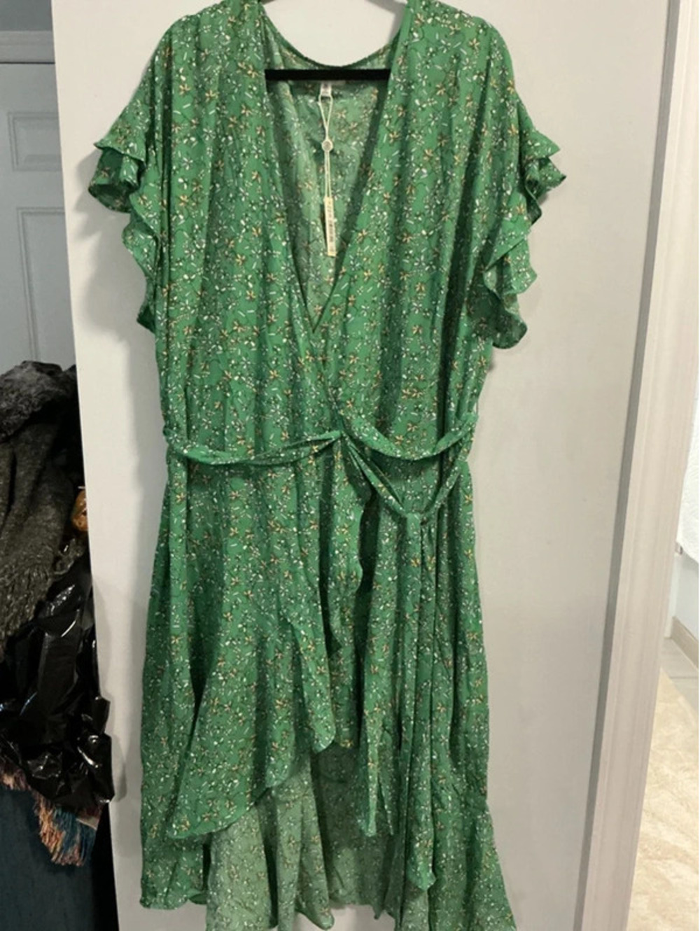 Plus Size 3X Ruffle Dress #398
